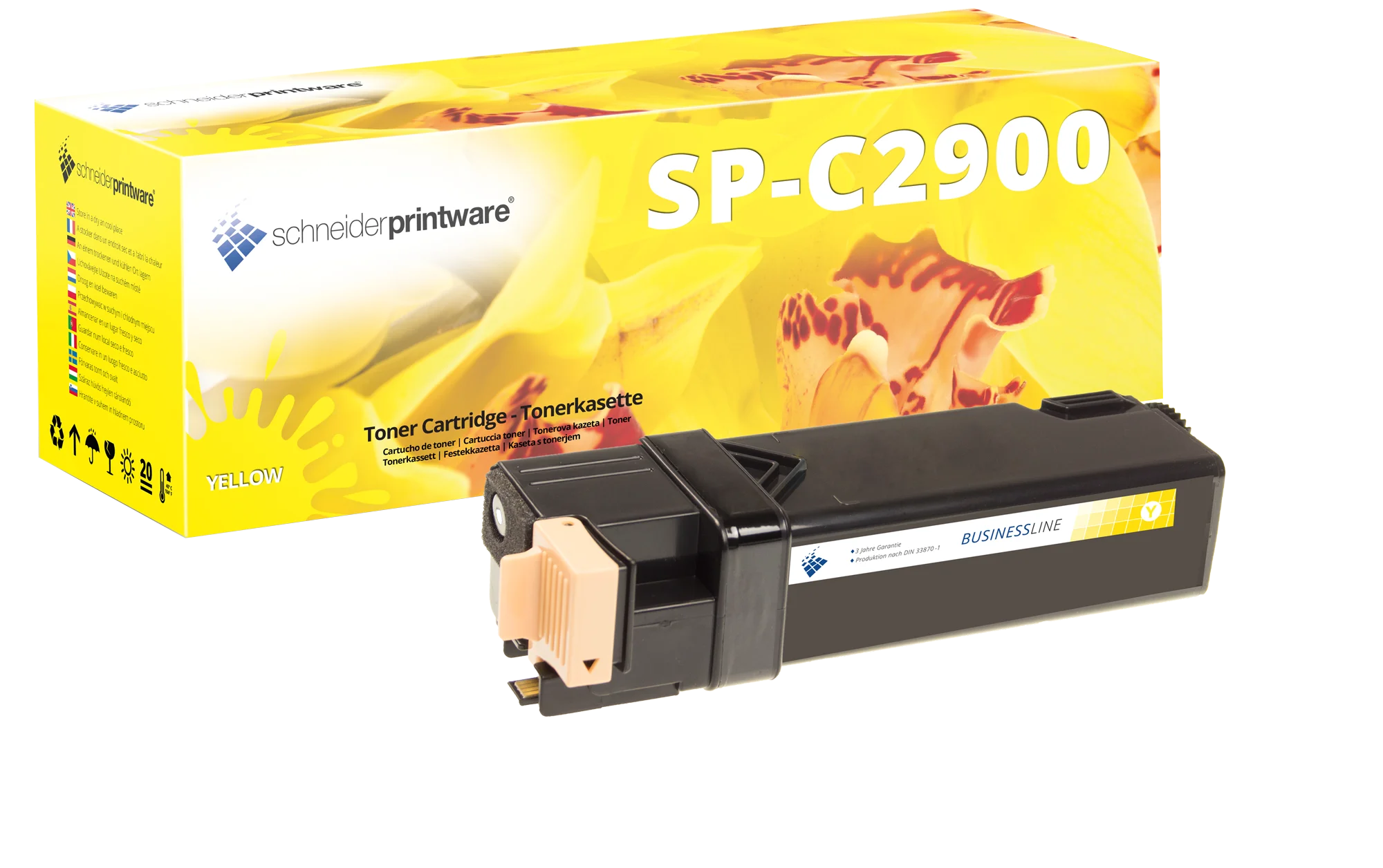 Businessline Toner ersetzt Epson Aculaser C2900N / CX29NF Yellow