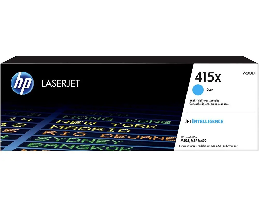 HP 415X Cyan Originaltoner (W2031X)