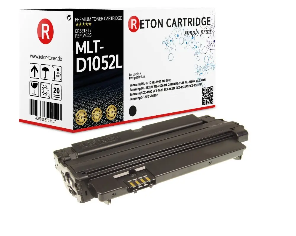 Original Reton Toner ersetzt Samsung MLT-D1052L (2.500 Seiten)