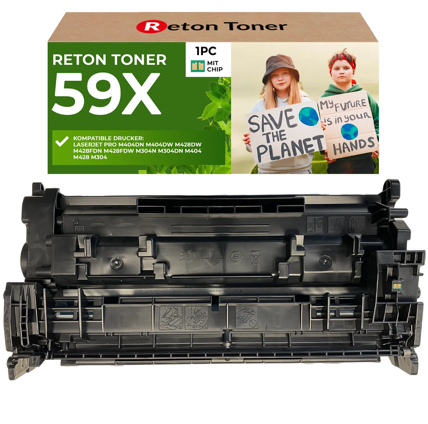 Recycelter HP CF259X 59X 59A Toner [ MIT Recyceltem Original-CHIP]